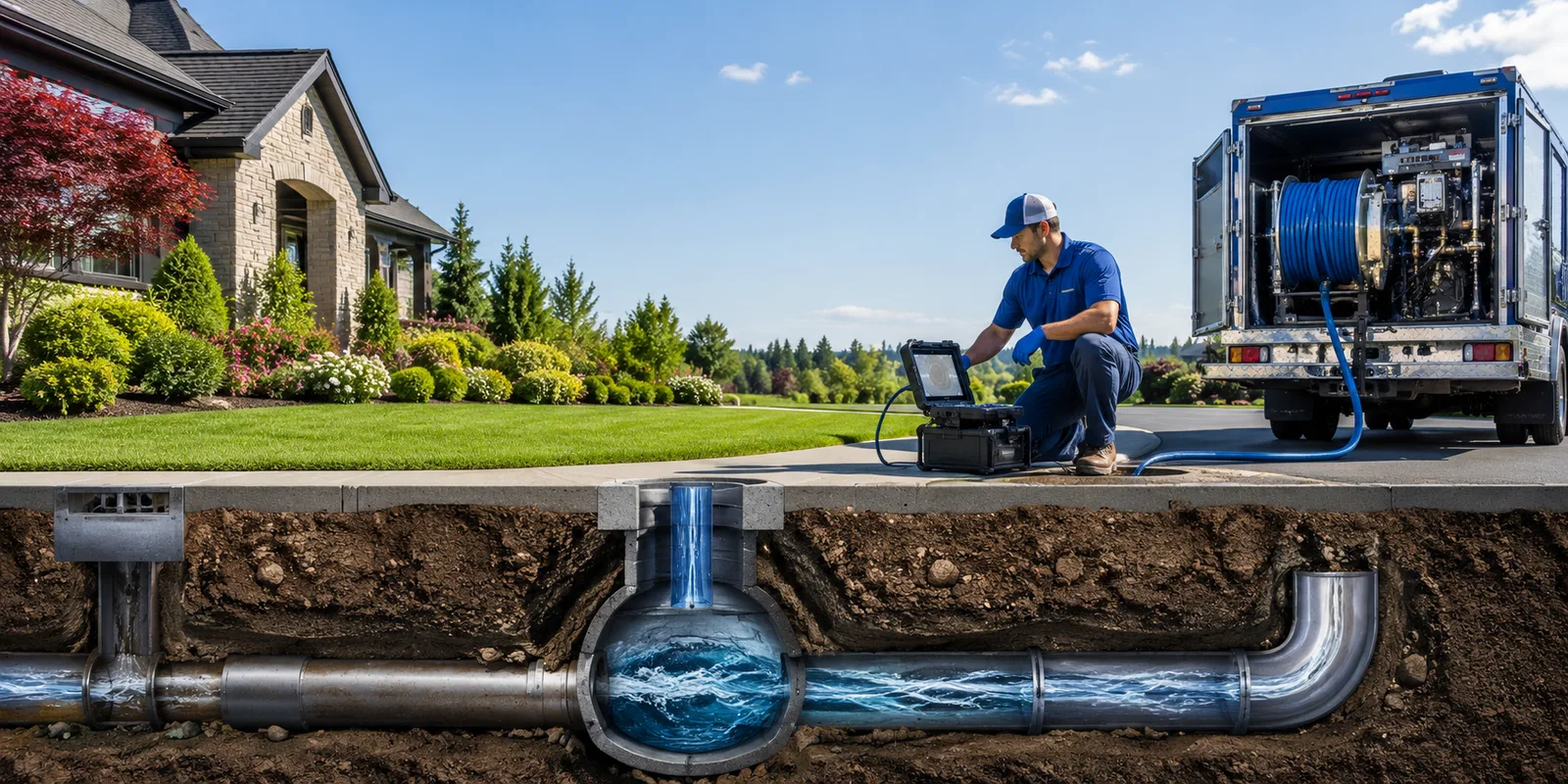 Drainage restoration information for Iaeger, WV